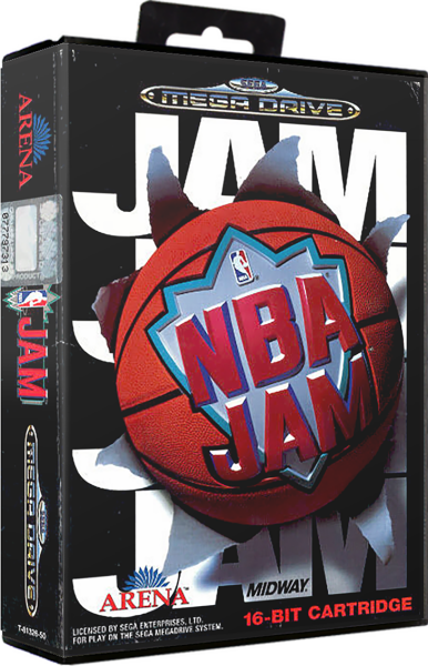 NBA JAM (EU) (CIB) (acceptable) - Sega Mega Drive