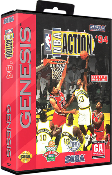 NBA Action 94 (US) (CIB) (new) - Sega Mega Drive