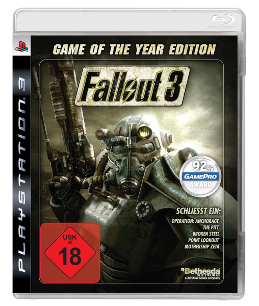 Fallout 3 (Game of the Year Edition) (EU) (OVP) (sehr guter Zustand) - PlayStation 3 (PS3)