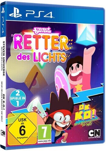 Steven Universe: Retter Des Lichts + OK K.O! Neue Helden Braucht Die Welt (EU) (OVP) (sehr guter Zustand) - PlayStation 4 (PS4)