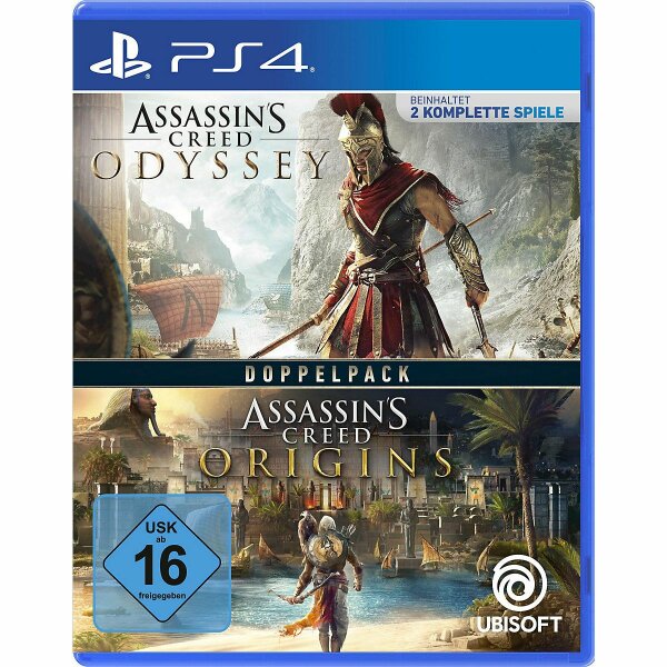 Assassins Creed Odyssey + Origins (EU) (CIB) (very good condition) - PlayStation 4 (PS4)