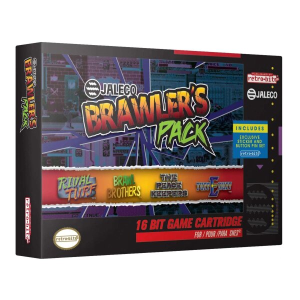 retro-bit Jaleco Brawlers Pack (US) (CIB) (very good condition) - Super Nintendo (SNES)