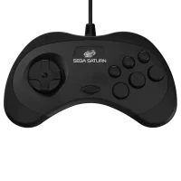 Retro-Bit 8 Button Arcade Controller / Control Pad for Sega Saturn (EU) (OVP) (neu) - Sega Saturn