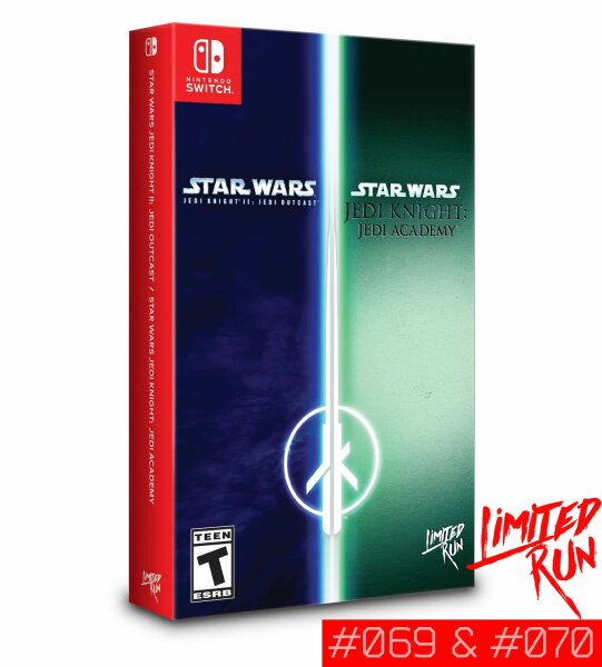 Star Wars Jedi Knight II: Jedi Outcast / Star Wars Jedi Knight: Jedi Academy (US) (Limited Run #69) (OVP) (neuwertiger Sammlerzustand) - Nintendo Switch