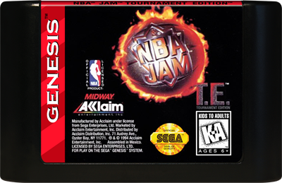 NBA JAM Tournament Edition (US) (lose) (sehr guter Zustand) - Sega Mega Drive