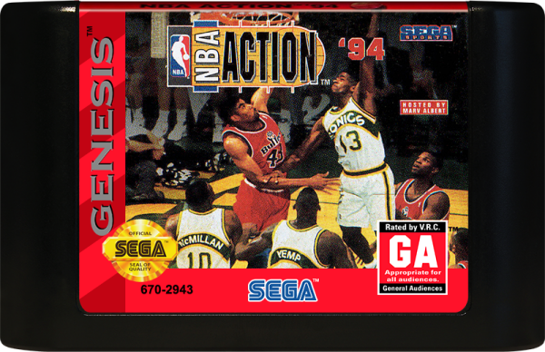 NBA Action 94 (US) (lose) (sehr guter Zustand) - Sega Mega Drive