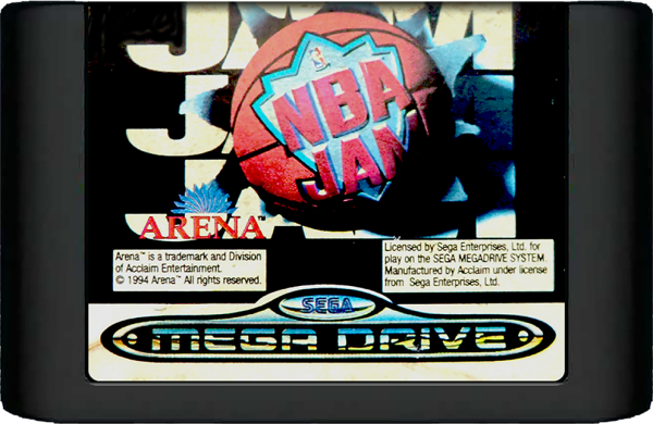 NBA JAM (EU) (lose) (very good condition) - Sega Mega Drive