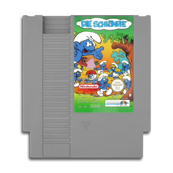 Die Schlümpfe (EU) (loose) (very good condition) - Nintendo Entertainment System (NES)