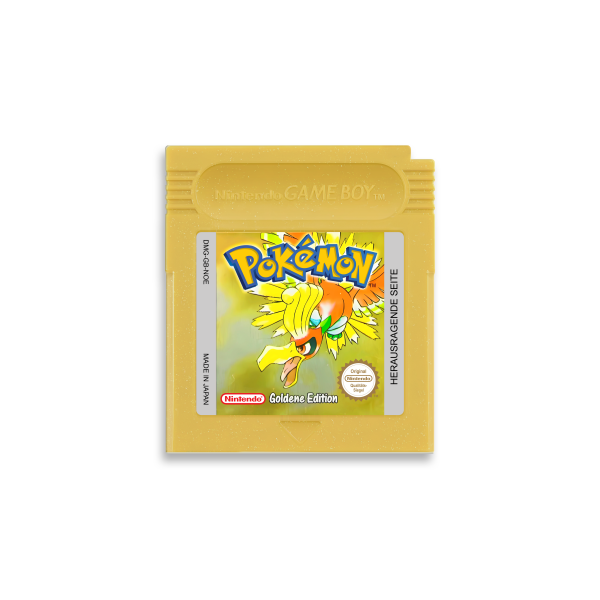 Pokemon Goldene Edition (mit erneuerter Speicherbatterie) (EU) (lose) (sehr guter Zustand) - Nintendo Game Boy und Game Boy Color (GBC)