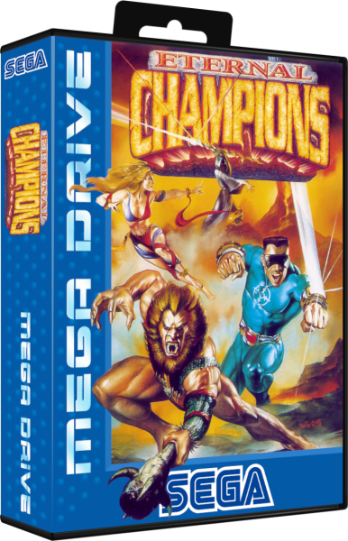 Eternal Champions (EU) (lose) (very good condition) - Sega Mega Drive