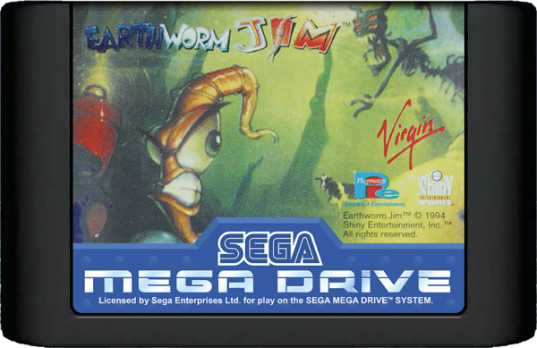 Earthworm Jim (EU) (lose) (very good condition) - Sega Mega Drive