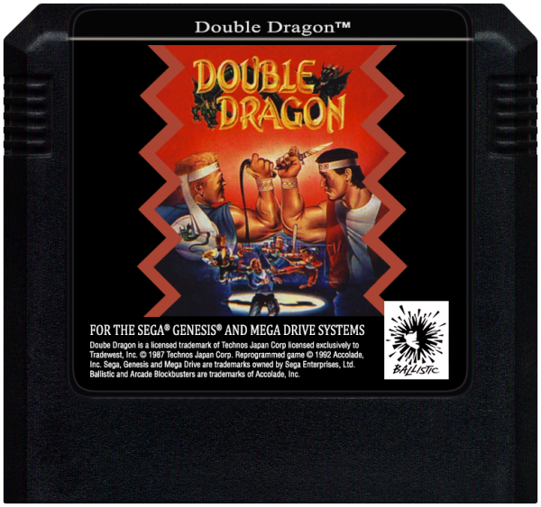 Double Dragon (EU) (lose) (very good condition) - Sega Mega Drive