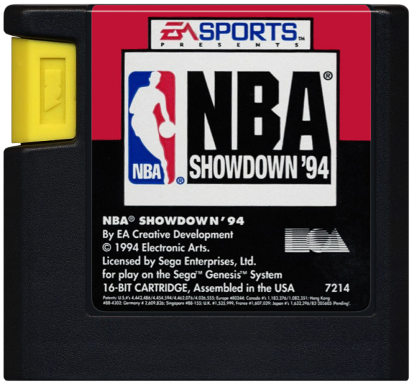 NBA Showdown (EU) (lose) (sehr guter Zustand) - Sega Mega Drive