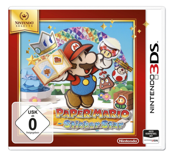 Paper Mario Sticker Star (Nintendo SELECTS) (EU) (OVP) (sehr guter Zustand) - Nintendo 3DS