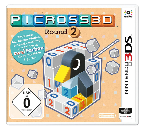 Picross 3D Round 2 (EU) (OVP) (neu) - Nintendo 3DS