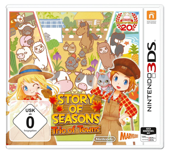 Story of Seasons – Trio of Towns (fr.) (EU) (OVP) (neu) - Nintendo 3DS