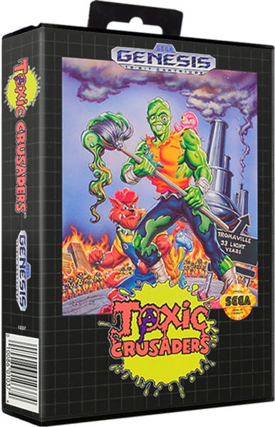 Toxic Crusaders (US) (CIB) (very good condition) - Sega Mega Drive