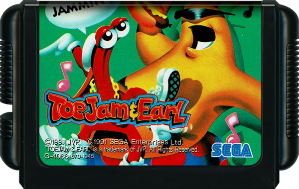 Toejam & Earl (JP) (lose) (sehr guter Zustand) - Sega Mega Drive