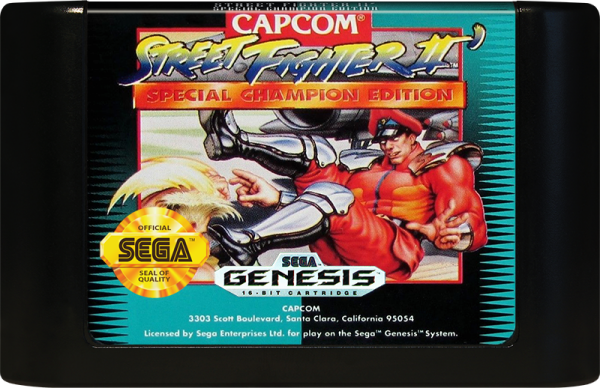 Super Street Fighter II (US) (lose) (very good condition) - Sega Mega Drive