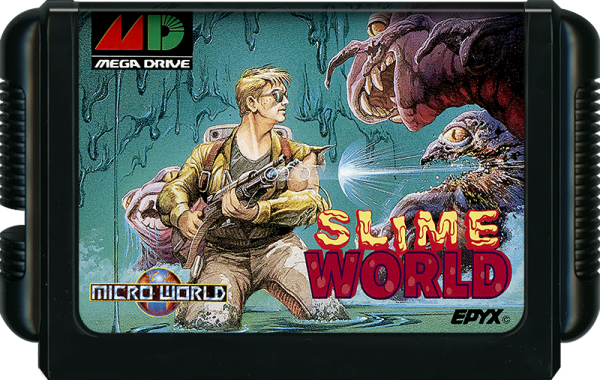 Slime World (JP) (lose) (sehr guter Zustand) - Sega Mega Drive