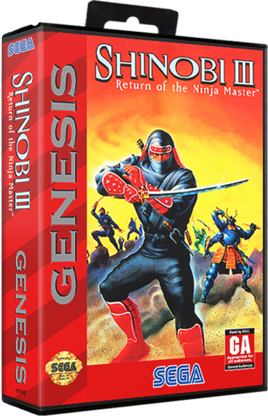 Shinobi III (US) (OVP) (sehr guter Zustand) - Sega Mega Drive