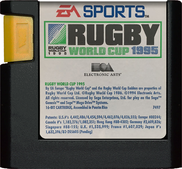 Rugby World Cup 1995 (EU) (lose) (very good condition) - Sega Mega Drive