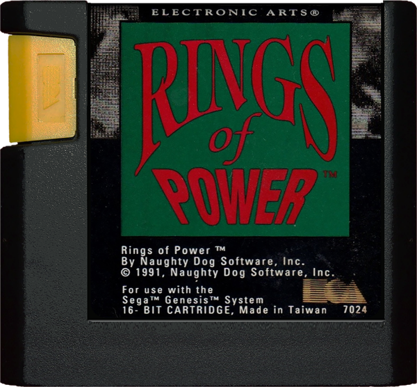 Rings of Power (Naughty Dog) (EU) (lose) (very good condition) - Sega Mega Drive