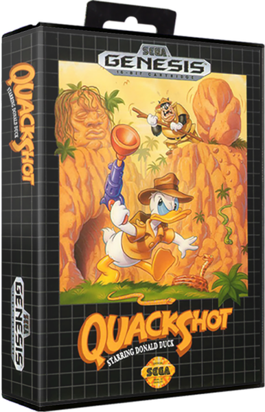 Quackshot (US) (OVP) (sehr guter Zustand) - Sega Mega Drive