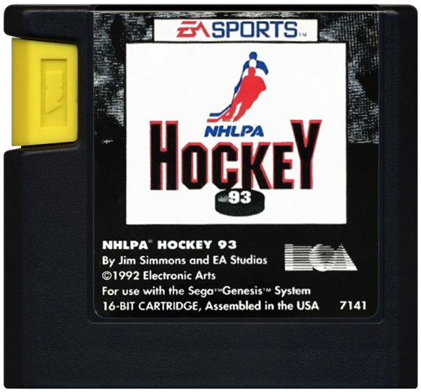 NHLPA Hockey 93 (EU) (lose) (sehr guter Zustand) - Sega Mega Drive