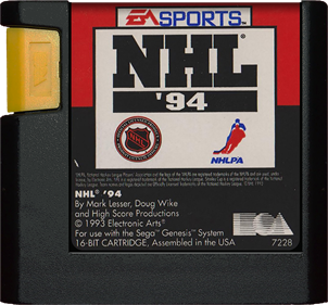 NHL Hockey 94 (EU) (lose) (sehr guter Zustand) - Sega Mega Drive