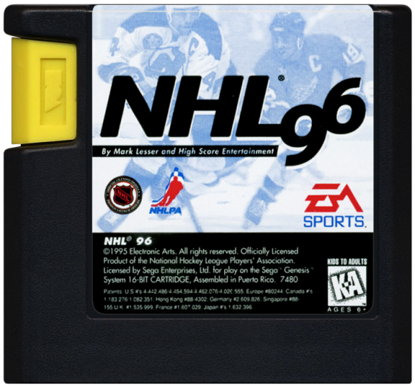 NHL 96 (US) (lose) (sehr guter Zustand) - Sega Mega Drive