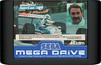 Newman Haas Indy Car feat. Nigel Mansell (EU) (lose) (sehr guter Zustand) - Sega Mega Drive