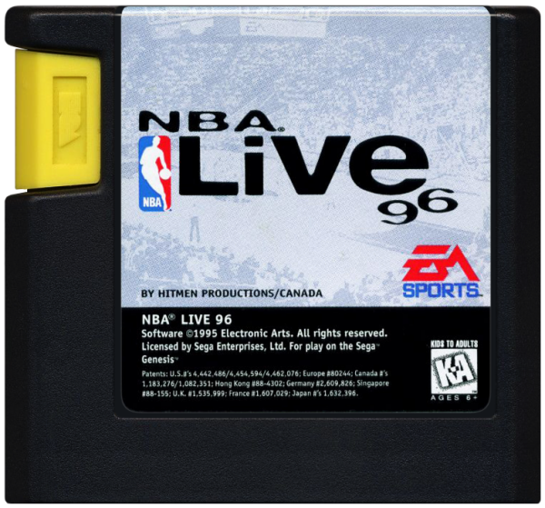 NBA Live 96 (EU) (lose) (sehr guter Zustand) - Sega Mega Drive