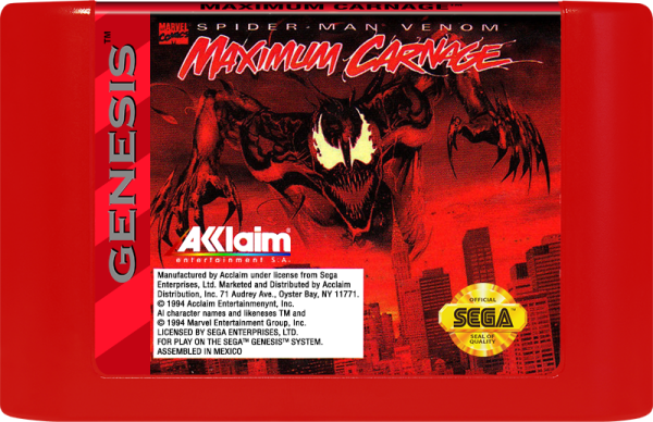 Maximum Carnage (JP) (OVP) (sehr guter Zustand) - Sega Mega Drive