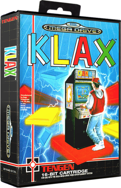 Klax (Namco) (JP) (lose) (sehr guter Zustand) - Sega Mega Drive