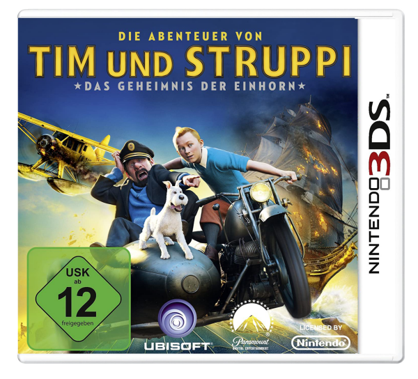 Die Abenteuer von Tim und Struppi – Das Geheimnis der Einhorn (EU) (CIB) (mint condition) - Nintendo 3DS