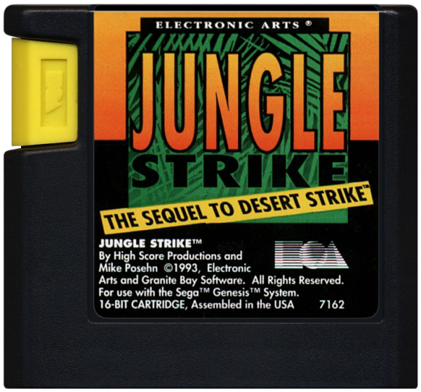 Jungle Strike (EU) (lose) (very good condition) - Sega Mega Drive