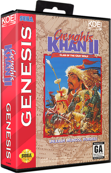 Ghengis Khan 2 (US) (CIB) (very good condition) - Sega Mega Drive