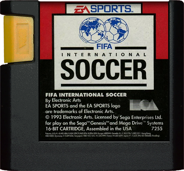 FIFA International Soccer (EU) (lose) (very good condition) - Sega Mega Drive