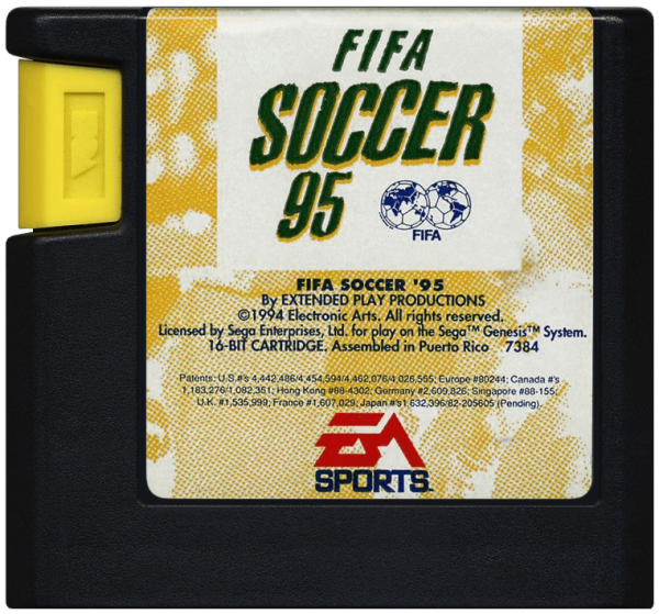 FIFA 95 (EU) (lose) (very good condition) - Sega Mega Drive