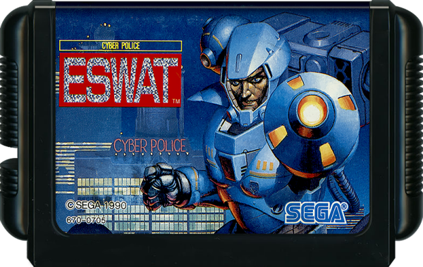 ESWAT (JP) (lose) (very good condition) - Sega Mega Drive