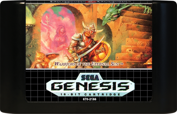 Dungeons & Dragons Warriors of the Eternal Sun (EU) (lose) (sehr guter Zustand) - Sega Mega Drive