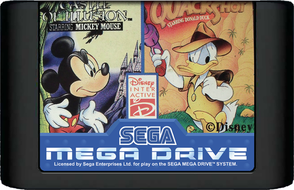 Disney Collection - Castle of Illusion & Quackshot (EU) (lose) (very good condition) - Sega Mega Drive