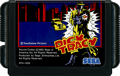 Dick Tracy (JP) (lose) (very good condition) - Sega Mega Drive