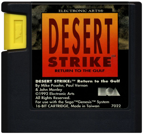 Desert Strike (US) (lose) (very good condition) - Sega Mega Drive