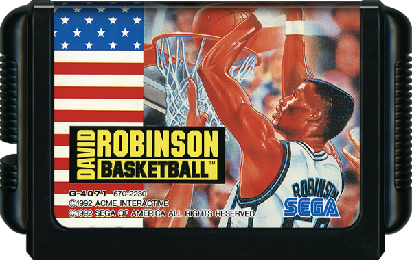 David Robinson Basketball (JP) (lose) (very good condition) - Sega Mega Drive