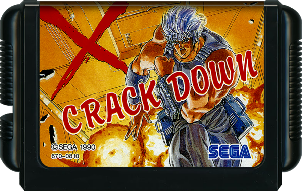 Crack Down (JP) (lose) (very good condition) - Sega Mega Drive