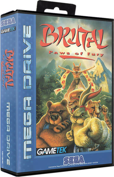 Brutal – Paws of Fury (EU) (CIB) (very good condition) - Sega Mega Drive