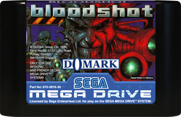 Bloodshot (EU) (lose) (very good condition) - Sega Mega Drive