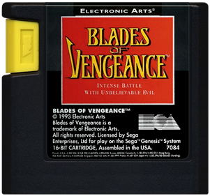 Blades of Vengeance (EU) (lose) (very good condition) - Sega Mega Drive